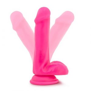 n11071-6inch-dual-density-cock-wballs-neon-pink-6.jpg